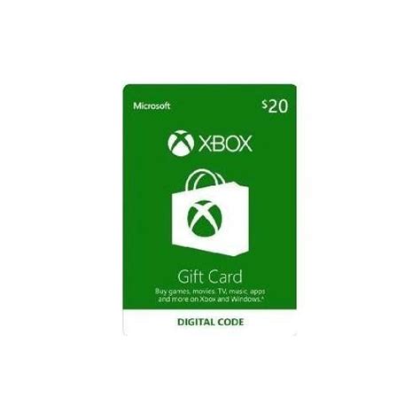 20 Dollar Gift Card Xbox in 2020 | Xbox gift card, Digital gift card, Xbox gifts