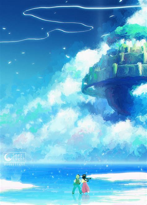 Castle in the Sky by SeerLight on DeviantArt