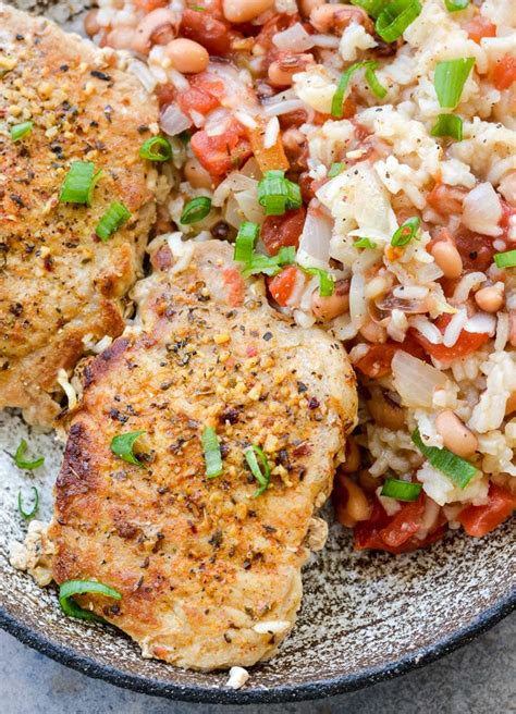 One-Pan Pork Chops and Rice Recipe (So Easy!) - Maebells