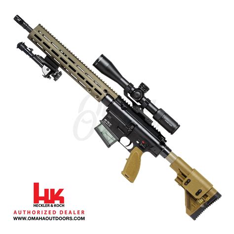 HK MR762A1 Long Rifle Package III FDE Rifle 10 RD 7.62 16.5" - Omaha Outdoors