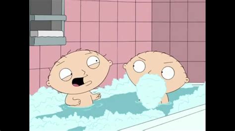 Stewie laughing in the tub video clip by Family Guy