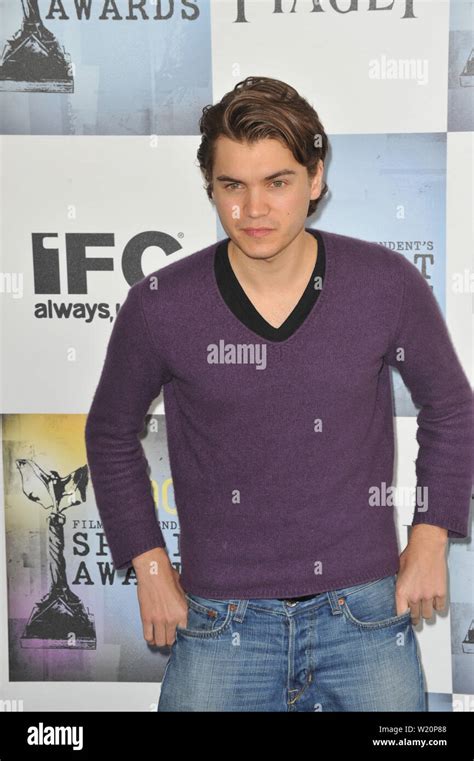 LOS ANGELES, CA. February 21, 2009: Emile Hirsch at the Film ...