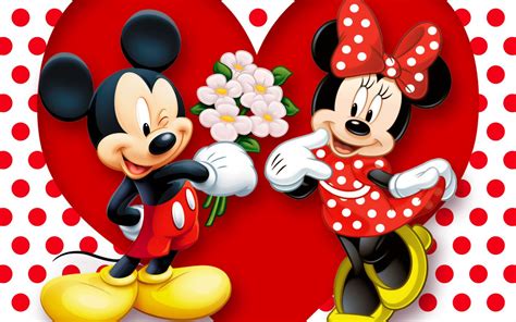 Mickey Mouse and Minnie in Love Wallpapers - Top Free Mickey Mouse and Minnie in Love ...