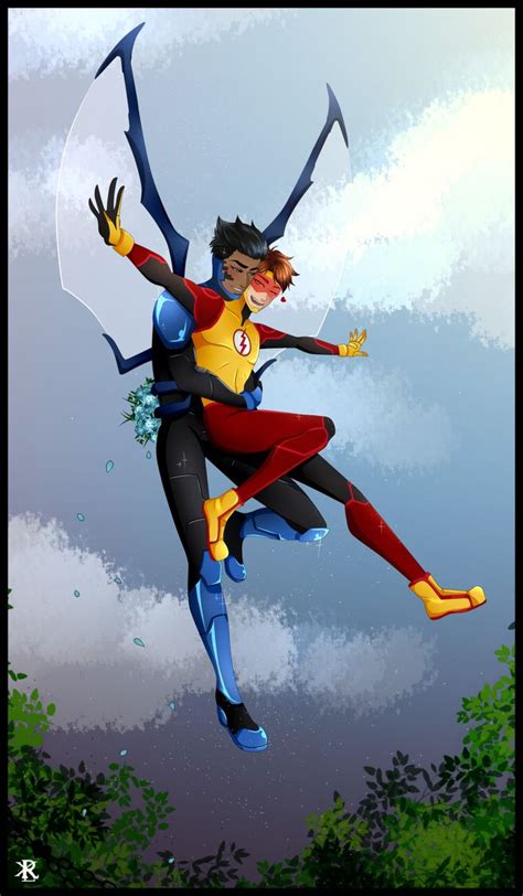 Bluepulse | Blue beetle young justice, Dc comics artwork, Young justice