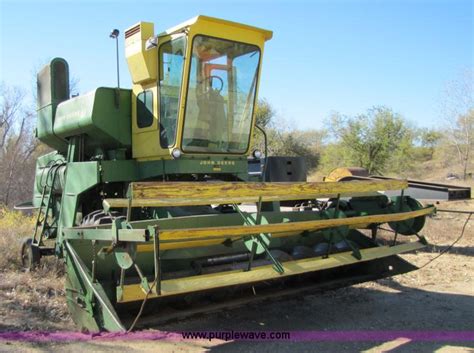 1965 John Deere 55 combine with 14' header with bat rel in McPherson, KS | Item 5155 sold ...