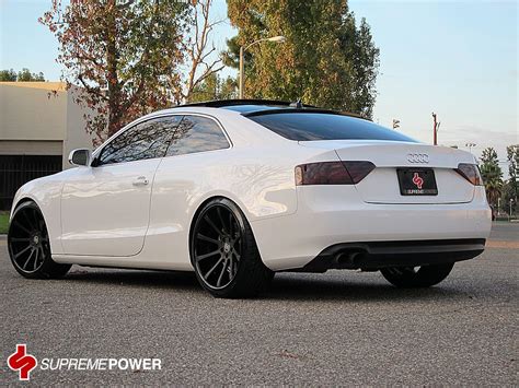 Black Audi A5 Black Rims