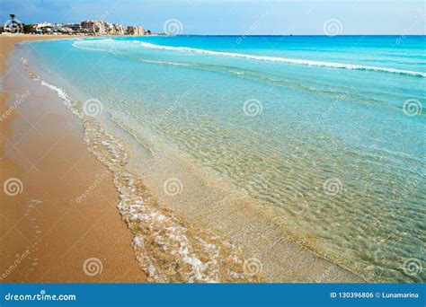 Burriana Beach in Castellon of Spain Stock Photo - Image of travel, nature: 130396806