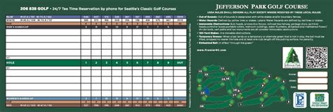 Jefferson Park Executive 9, Seattle, Washington - Golf course ...