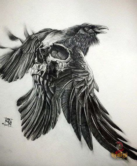 Viking Raven Tattoo #tattootatuagem in 2020 (With images) | Tetování ...