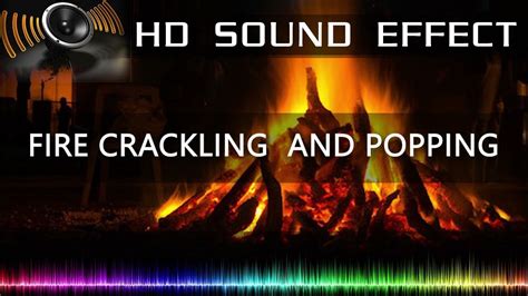 FIRE CRACKLING AND POPPING SFX | HD Sound Effects - YouTube