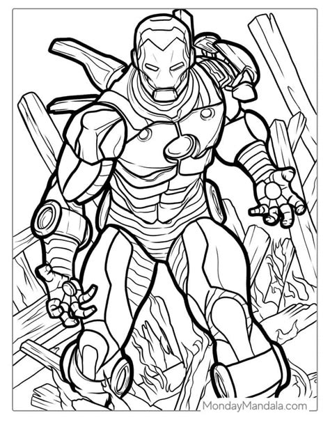 24 Iron Man Coloring Pages (Free PDF Printables)