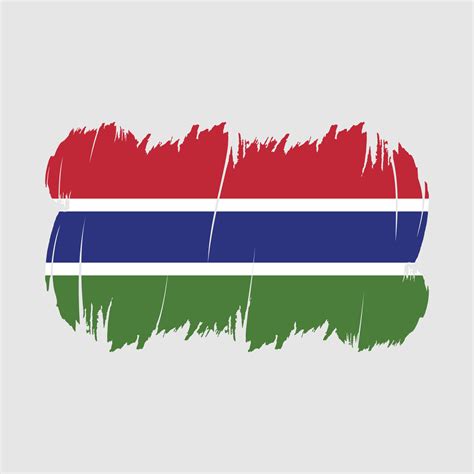 Gambia Flag Brush Vector 17029747 Vector Art at Vecteezy