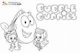 Guppy Coloring Page sketch template