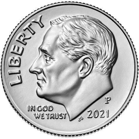 2021-P Roosevelt Dime GEM BU 2021 Dime Perfect for Album - $0.99