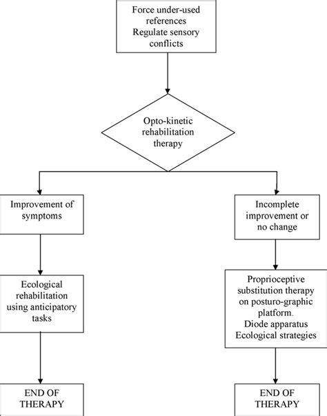 Flowchart for rehabilitation therapy for bilateral vestibular disorder ...