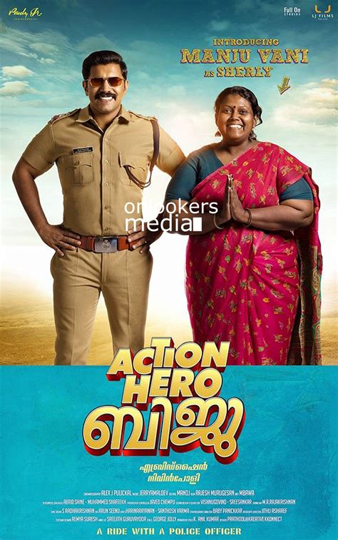 Action hero biju poster-Nivin Pauly - onlookersmedia