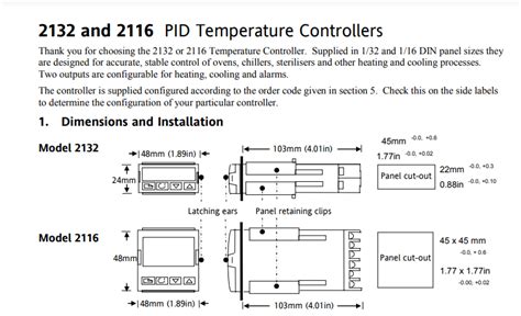 Eurotherm 2132/2116 Series Temperature Controller Manual