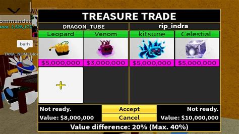 Blox Fruits Trade Kitsune & Celestial With rip_indra (update 20)