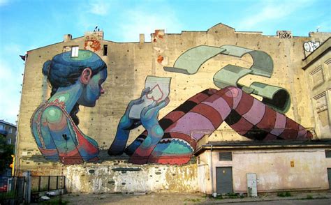 Large Murals Adorn The City Of Lodz In Poland : Brooklyn Street Art