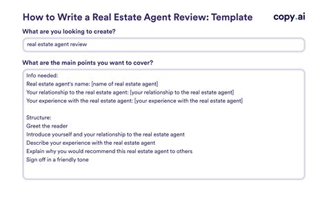 Real Estate Agent Review Templates: How To Write & Examples