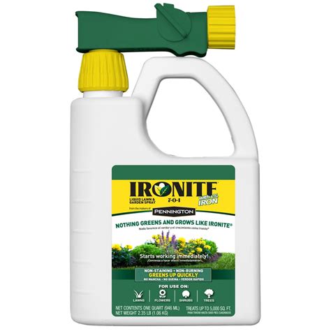 Ironite Liquid Lawn & Garden Fertilizer, 32 oz Ready-to-Spray - Walmart ...