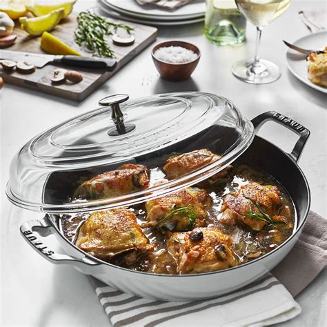 Buy Staub Cast Iron - Braisers/ Sauté Pans Saute pan with glass lid | ZWILLING.COM