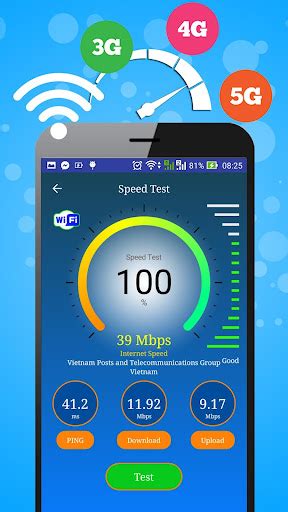 Wifi, 5G, 4G, 3G speed test - Speed check APK Download for Android