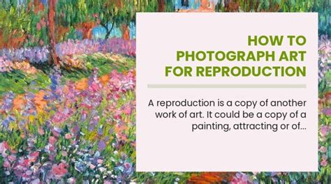 How To Make Reproduction Art