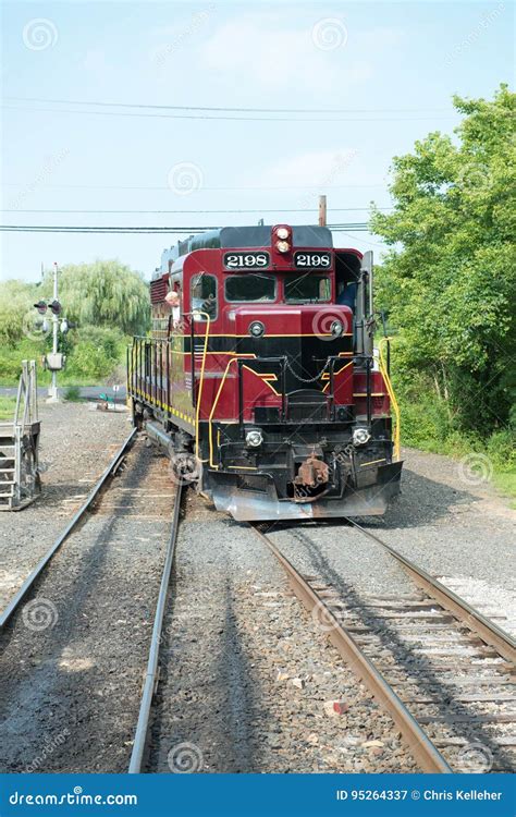 NEW HOPE, PA - AUGUST 11: the New Hope and Ivyland Rail Road is a Heritage Train Line for ...