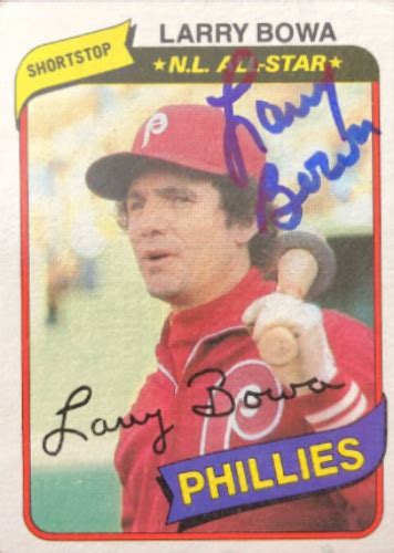 Larry Bowa Autographs and Memorabilia | Sports, Baseball