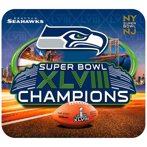 Seattle Seahawks Super Bowl XLVIII Champions Mouse Pad