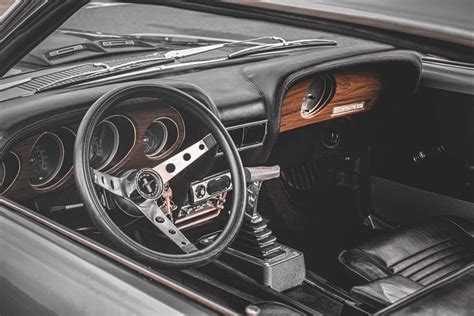 Interior of Ford Mustang · Free Stock Photo