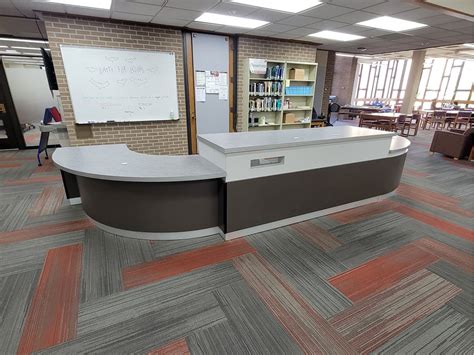 University of Wisconsin Circulation Desk - Library Furniture International