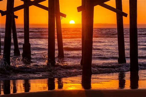 Newport Pier at Sunset - September 30, 2014 - null | Newport pier, Sunset, Sunset pictures