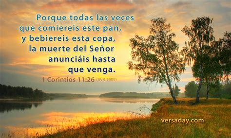 1 Corintios 11:26 - Versiculo para Octubre 27