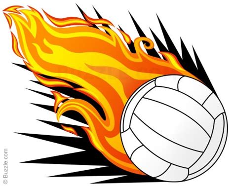 Free Flaming Volleyball Cliparts, Download Free Flaming Volleyball ...