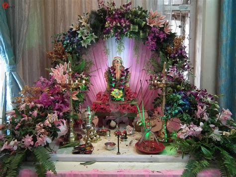 25 Ganpati Decoration Ideas At Home - 15th is Beautiful - Live Enhanced