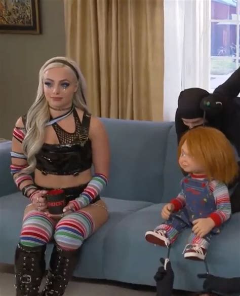 WWE's Liv Morgan 'stabbed' by horror icon Chucky after wishing to be 'murdered' - Big World Tale