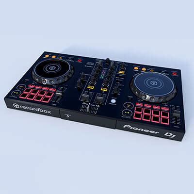 Pioneer DJ Controller DDJ-400 3D Model by GMArtworks