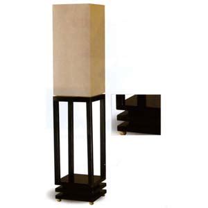 Wood Base Floor Lamp 900157 (CO) - More Than A Furniture Store