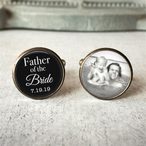 Father of the Bride Cufflinks Personalized Cufflinks Wedding - Etsy