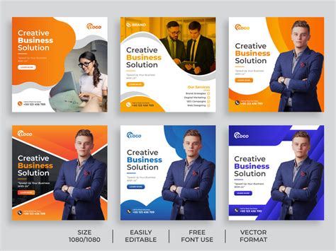 Creative Social Media Banner Template Design. | Behance