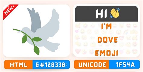 Dove Emoji Copy Paste, Meaning | Unicode