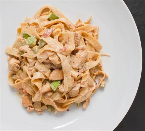 Tagliatelle Alfredo stock photo. Image of carbonara, italian - 39397662