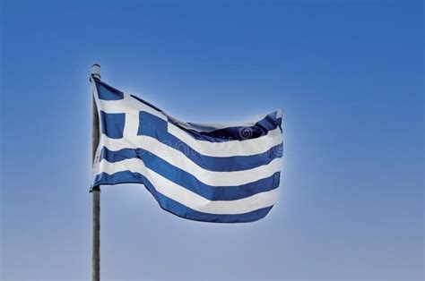 Waving Hellenic Flag .Greek Flag Waving. Stock Image - Image of independence, hellas: 260448463