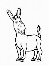 Free Printable Donkey Coloring Pages For Kids sketch template