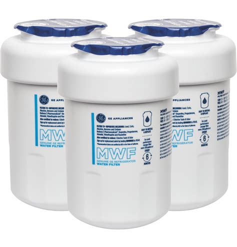 MWFP3PK | GE® MWF™ REFRIGERATOR WATER FILTER 3-PACK | GE Appliances Parts