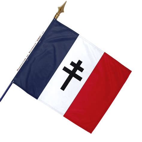 Drapeau France Croix de Lorraine direct fabricant