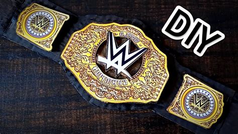 how to make new WWE world heavyweight championship | how to make WWE belt | DIY wwe new belt ...