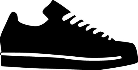 Sport shoes vector silhouettes